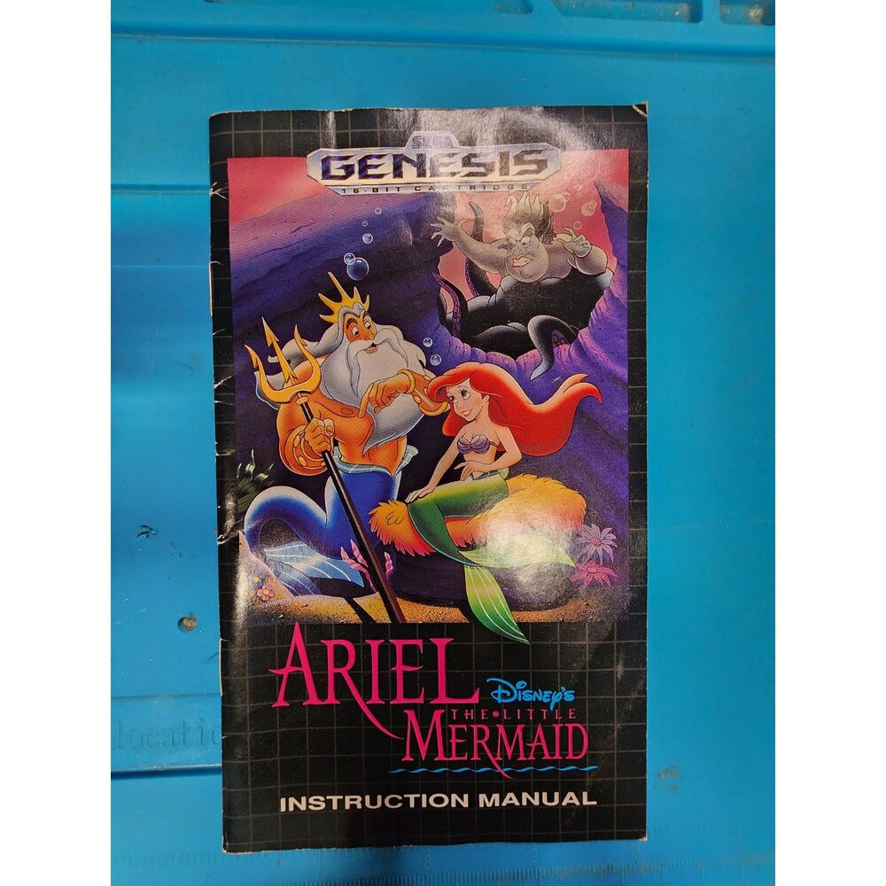 Ariel The Little Mermaid for Sega Genesis Manual!